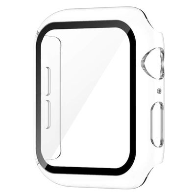 Protector full screen Apple Watch Series 10/11 42 mm Vidrio templado + PC Clear