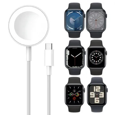 Cable cargador compatible con Apple watch S. 9/8/ 7/6/ 5/SE