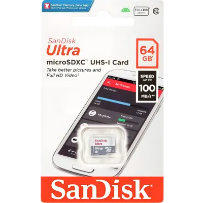 SanDisk Ultra microSDXC UHS-I 64GB (microSD) SDSQUNR-064G