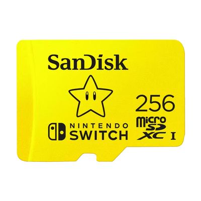 SanDisk microSDXC licenciada para Nintendo Switch 256GB (microSD) SDSQXAO-256G-GN3ZN