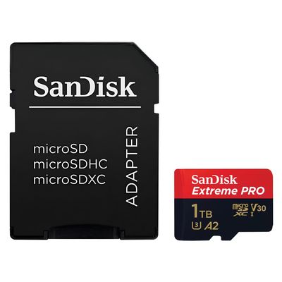 SanDisk Extreme PRO microSDXC UHS-I A2 V30 1TB (microSD) SDSQXCZ-1T00-ZN6MA
