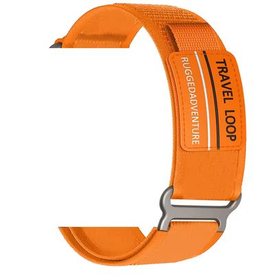 Correa nylon para apple watch 38 40 41 mm diseño bandera - NARANJA