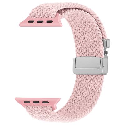 Correa de nylon Apple Watch Series 10/9/8/ultra 42/44/45/46/49 mm - ROSADO