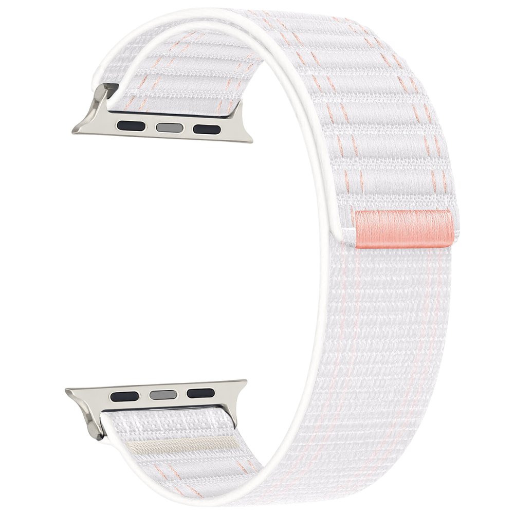Correa de nylon cierre Apple Watch Series 10/9/8/ultra 42/44/45/46/49 mm - ROSADO