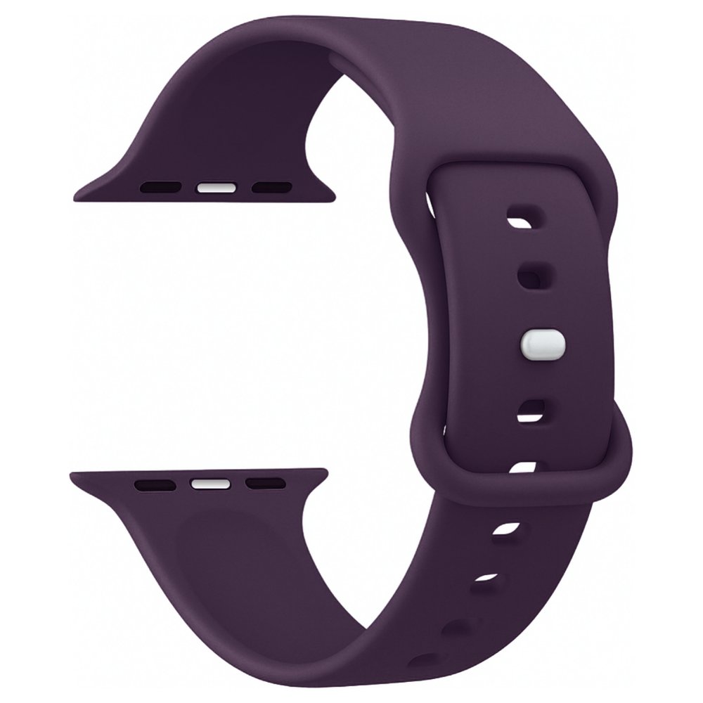 Correa de silicona Apple Watch Series 10/9/8/ultra 42/44/45/46/49 mm - MORADO