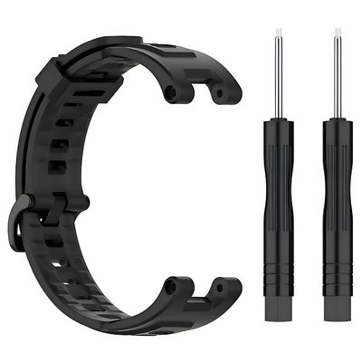 Correa Silicona Smartwatch compatible con Amazfit T-Rex / T-Rex Pro — Negro
