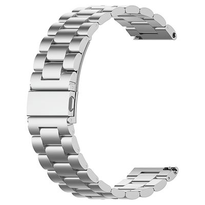 Correa de metal relojes de ancho 22 mm - PLATA