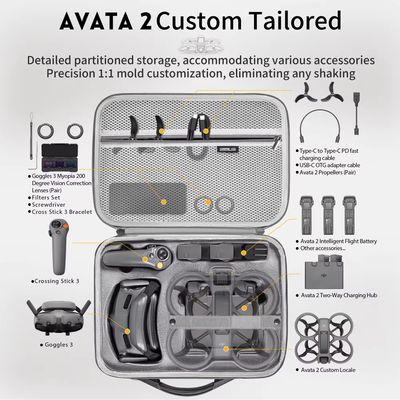 Bolso Maletín organizador para dron compatible con DJI AVATA 2