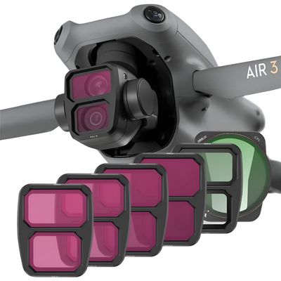 Kit de filtros compatible con DJI Air 3 (CPL UV ND/8/16/32/64) 6 packs