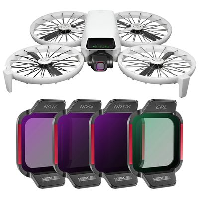 Juego de filtros STARTRC de 4 paquetes para DJI Flip (CPL/ ND16/64/128)