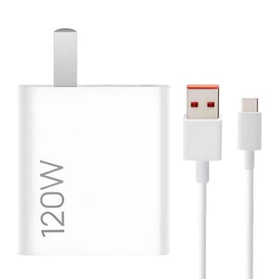 Cargador rapido de 120W tipo C