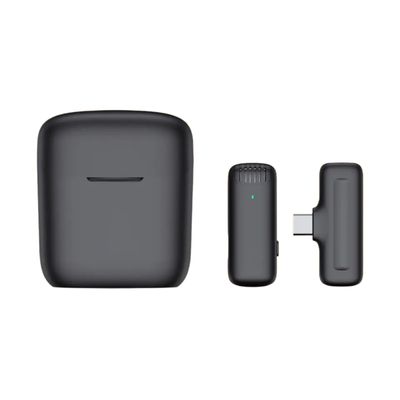 Micrófono Lavalier Solapa Inalámbrico Para Android Tipo C