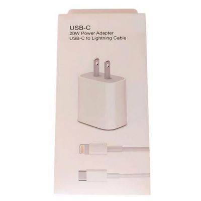 Cargador homologado completo para Iphone 20w