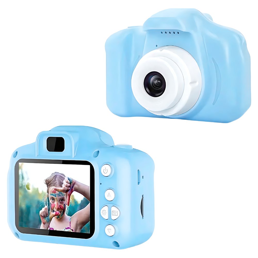 Cámara Digital Para Niños Fotos Vídeos Juego Incorporado CN CT-P10 Color: Azul
